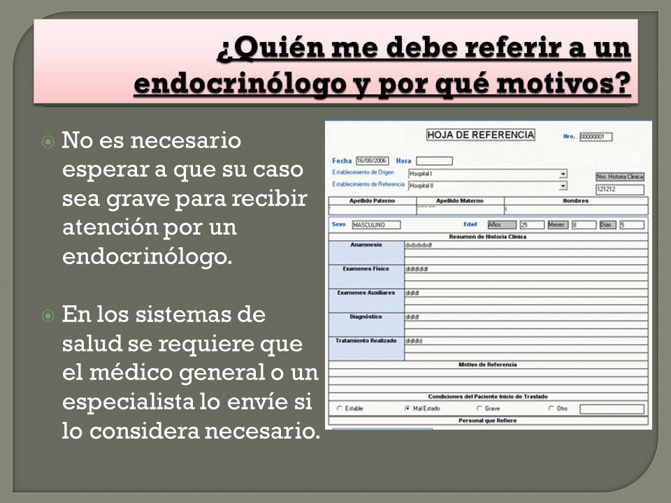 Que padecimientos trata el endocrinologo